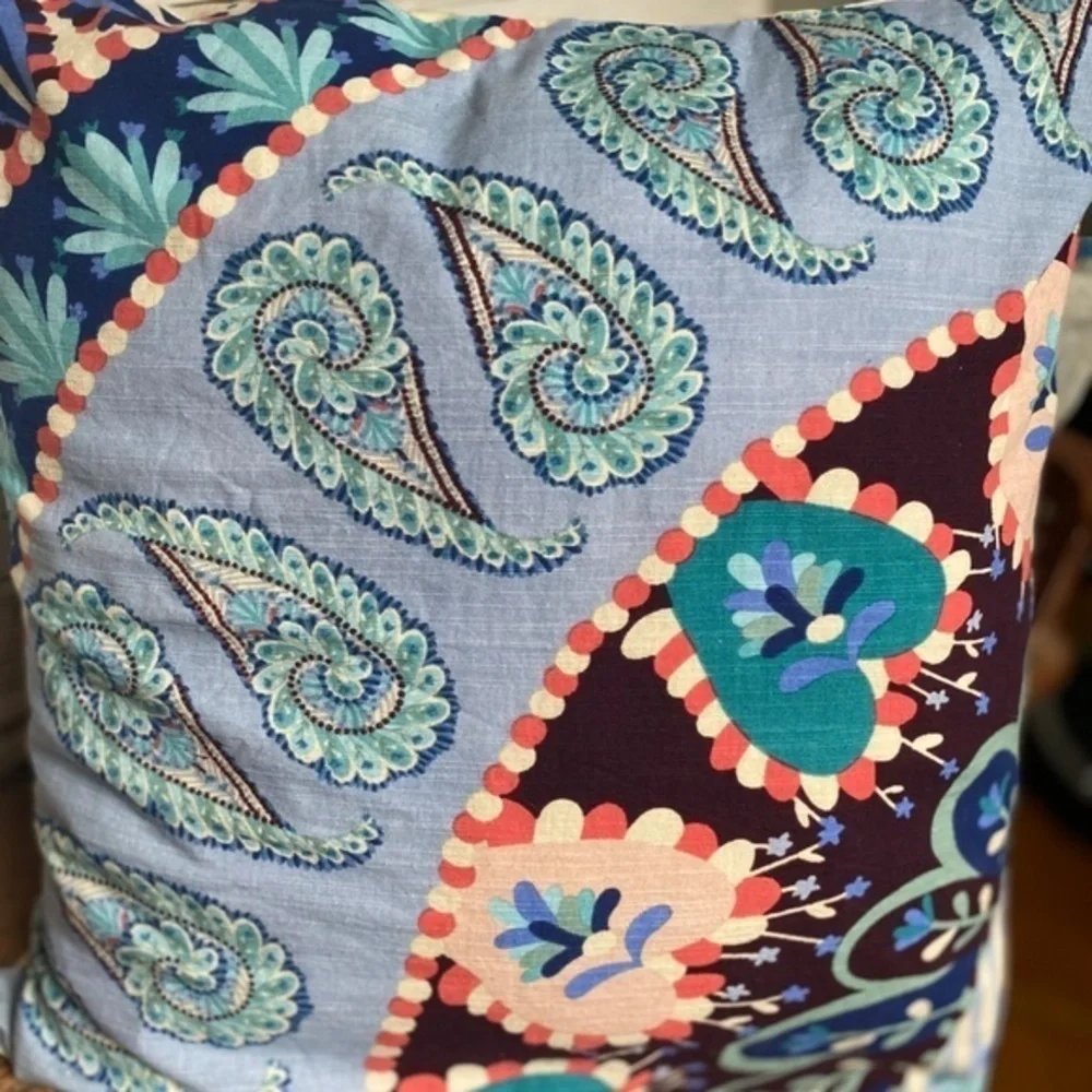 NWOT Anthropologie Paisley & Floral Euro Sham